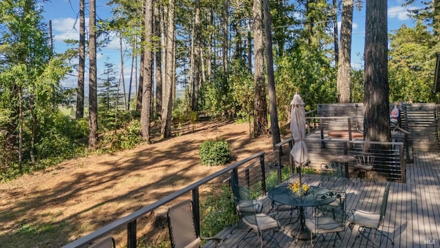 1019 Westside Rd, Healdsburg, CA 95448 - deck with outdoor dining area