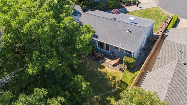 view from above of property