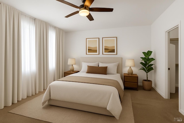 1049 Villaggio Cir, Vacaville, CA 95688 - carpeted bedroom featuring ceiling fan and baseboards