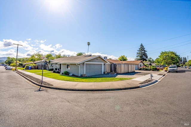 1805 Central Ave, Napa, CA 94558 - ranch-style house with a garage and driveway