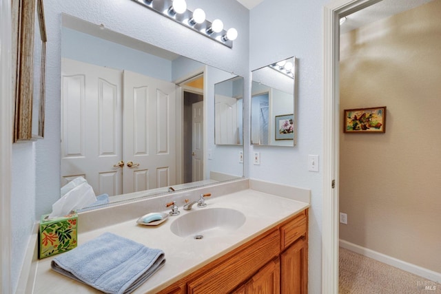 226 Usher Dr, Windsor, CA 95492 - bathroom with vanity and baseboards