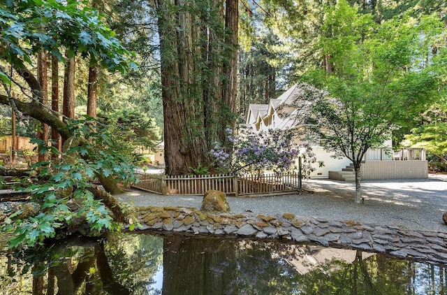 711 Furlong Rd, Sebastopol, CA 95472 - water view featuring fence