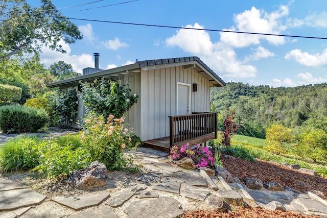 4444 Redwood Rd, Napa, CA 94558 - view of outbuilding with an outbuilding and a view of trees