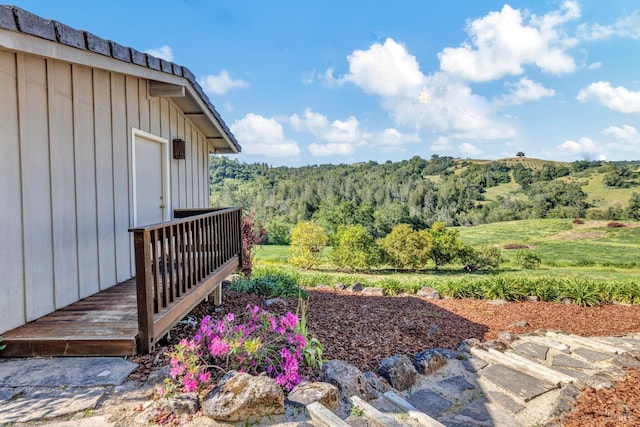 4444 Redwood Rd, Napa, CA 94558 - view of yard with a view of trees