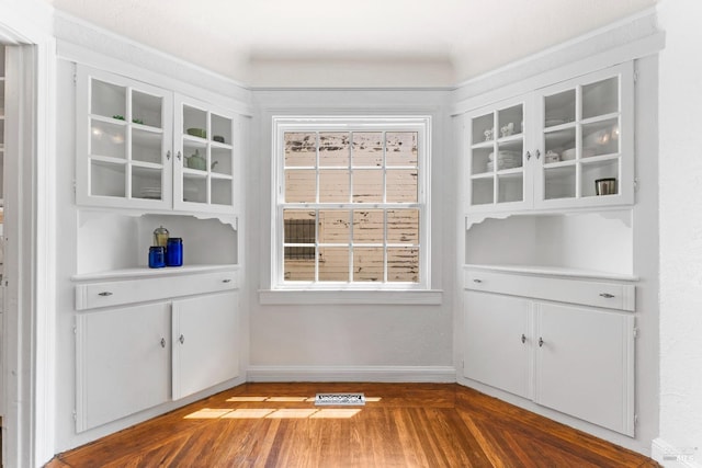 32 Muller St, Vallejo, CA 94590 - unfurnished dining area with wood finished floors and baseboards