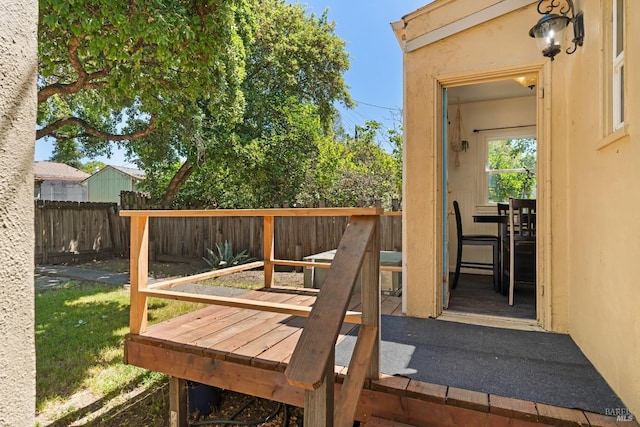 32 Muller St, Vallejo, CA 94590 - wooden terrace with a fenced backyard
