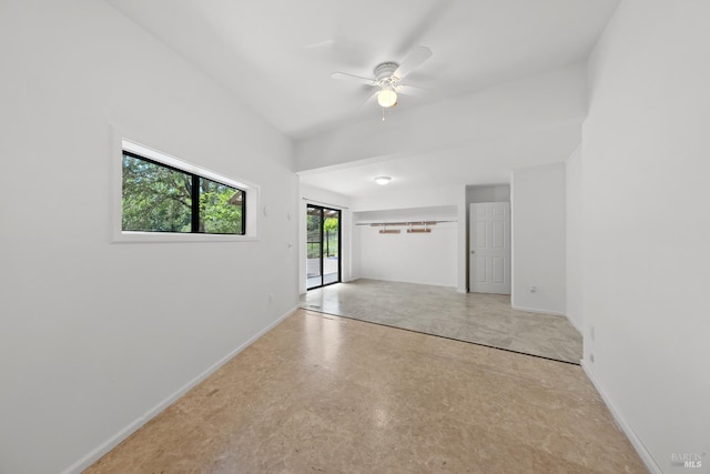 17651 Van Arsdale Rd, Potter Valley, CA 95469 - empty room featuring ceiling fan and baseboards