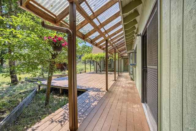 17651 Van Arsdale Rd, Potter Valley, CA 95469 - wooden deck with fence