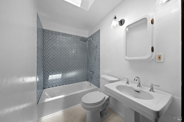 17651 Van Arsdale Rd, Potter Valley, CA 95469 - full bathroom with toilet, washtub / shower combination, and a sink