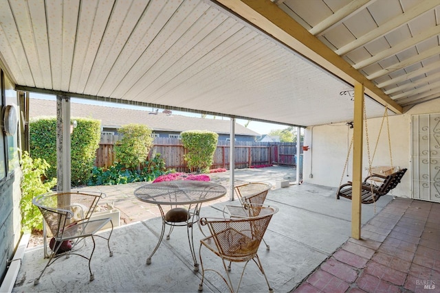 2409 Springs Rd, Vallejo, CA 94591 - view of patio / terrace with a fenced backyard and outdoor dining space