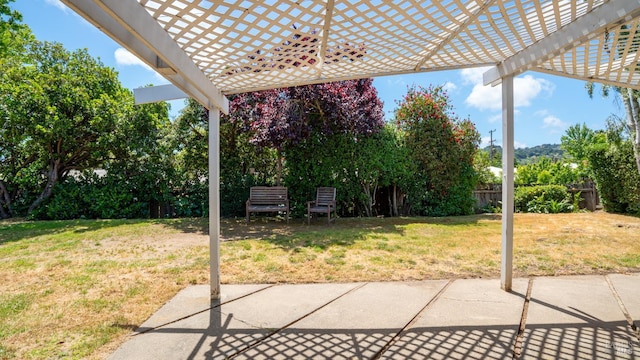 375 Las Colindas Rd, San Rafael, CA 94903 - view of patio / terrace featuring a pergola