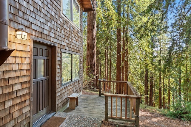 17075 Fitzpatrick Ln, Occidental, CA 95465 - view of property exterior with a wooden deck