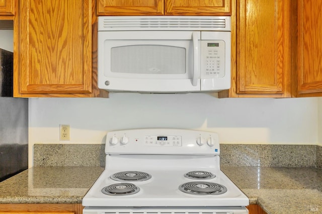 kitchen with white appliances