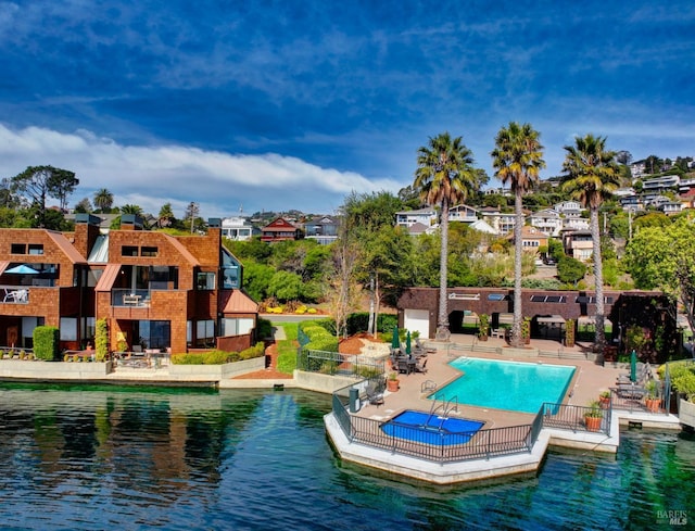 44 Lagoon Vis, Tiburon, CA 94920 - community pool with a patio area and a residential view