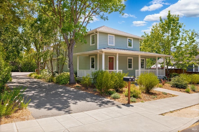 58 Randolph St, Napa, CA 94559 - view of front of home featuring a porch and driveway