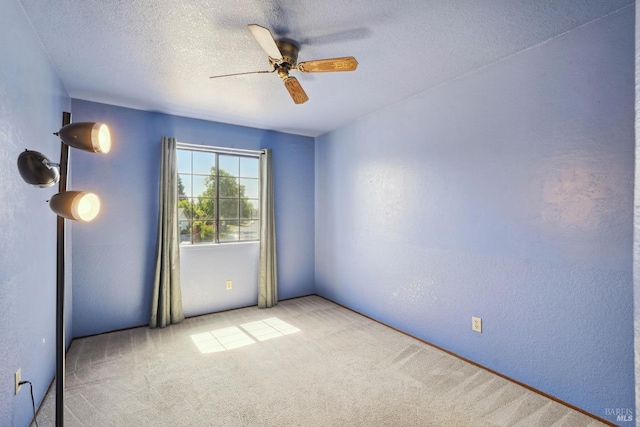766 Morissette Way, Vacaville, CA 95687 - carpeted spare room with ceiling fan, a textured wall, and a textured ceiling