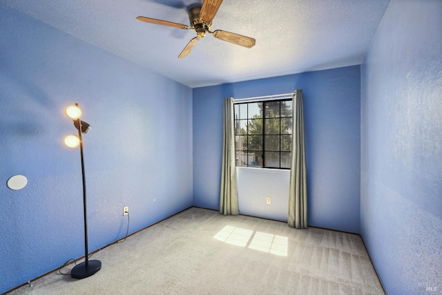 766 Morissette Way, Vacaville, CA 95687 - carpeted spare room with ceiling fan, a textured wall, and a textured ceiling