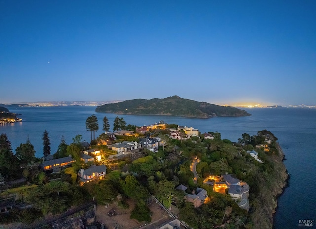 419 Golden Gate Ave, Belvedere, CA 94920 - water view with a mountain backdrop