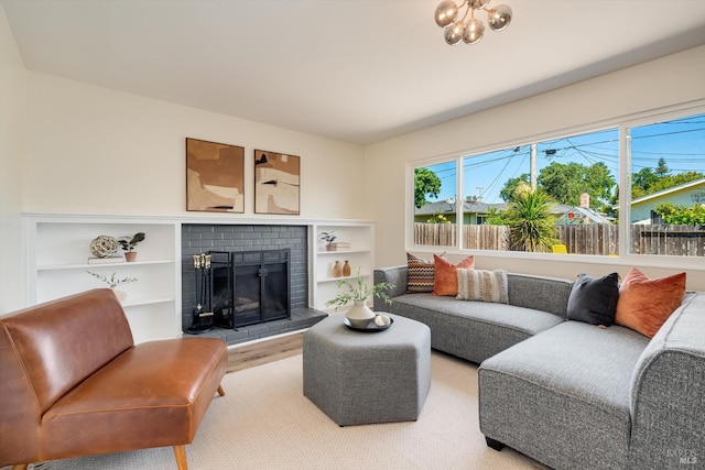 1828 Trower Ave, Napa, CA 94558 - living room featuring a fireplace