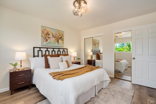 1828 Trower Ave, Napa, CA 94558 - bedroom with light wood-type flooring and baseboards