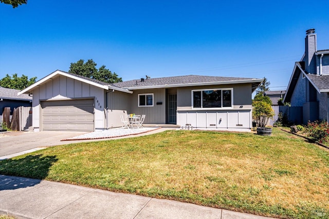 1828 Trower Ave, Napa, CA 94558 - single story home with driveway, an attached garage, and a shingled roof