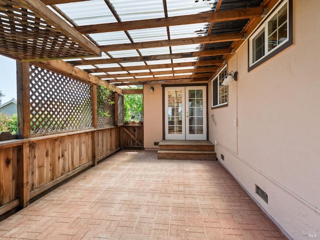 175 Temelec Cir, Sonoma, CA 95476 - view of patio with french doors and fence