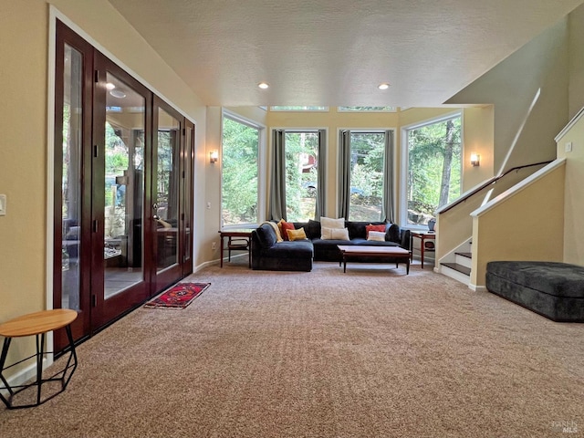 24034 Willow Ln, Willits, CA 95490 - sunroom featuring healthy amount of natural light and french doors