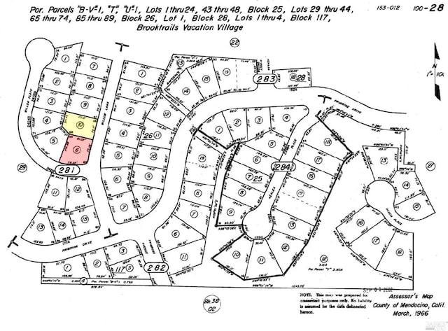 24034 Willow Ln, Willits, CA 95490 - map showing property parcels