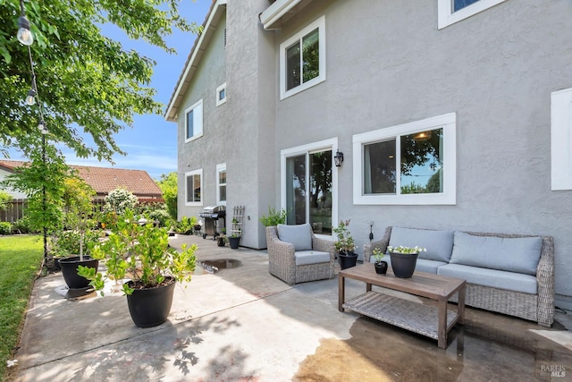 2812 Silver Fox Cir, Fairfield, CA 94534 - view of patio with outdoor lounge area and area for grilling