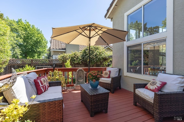 2130 Camenson St, Napa, CA 94558 - wooden terrace featuring an outdoor hangout area