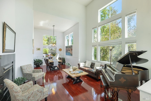 2130 Camenson St, Napa, CA 94558 - living room with a towering ceiling and wood-type flooring