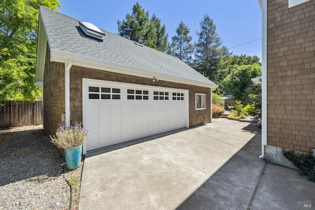 231 Railroad Ave, Woodacre, CA 94973 - detached garage featuring fence