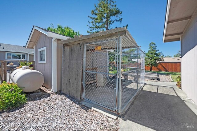 23180 Maffei Rd, Sonoma, CA 95476 - view of outdoor structure featuring an exterior structure, an outdoor structure, and oil tank