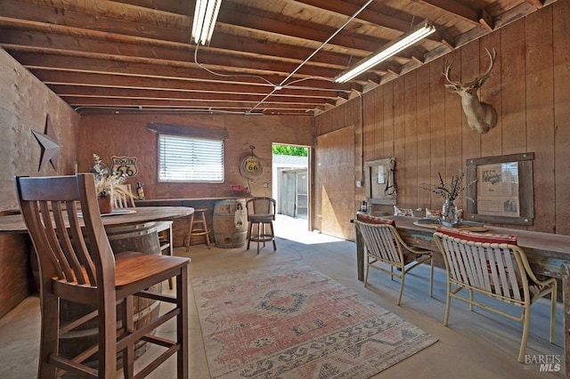 23180 Maffei Rd, Sonoma, CA 95476 - interior space featuring wooden walls