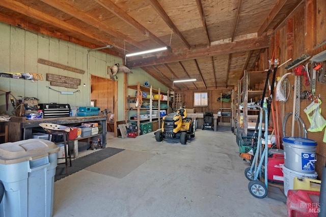 23180 Maffei Rd, Sonoma, CA 95476 - garage with a workshop area