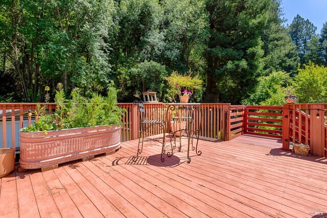 20215 Willow Rd, Monte Rio, CA 95462 - view of wooden deck