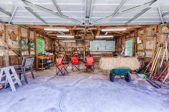 20215 Willow Rd, Monte Rio, CA 95462 - garage with a workshop area