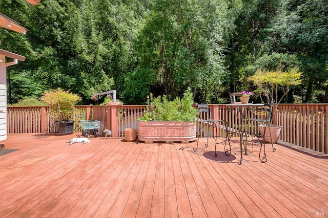 20215 Willow Rd, Monte Rio, CA 95462 - view of wooden terrace
