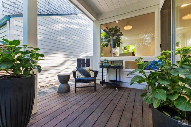 1358 Sylvan Ct, Healdsburg, CA 95448 - view of wooden terrace