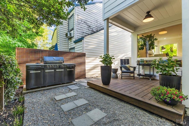 1358 Sylvan Ct, Healdsburg, CA 95448 - view of patio / terrace with a wooden deck and a grill