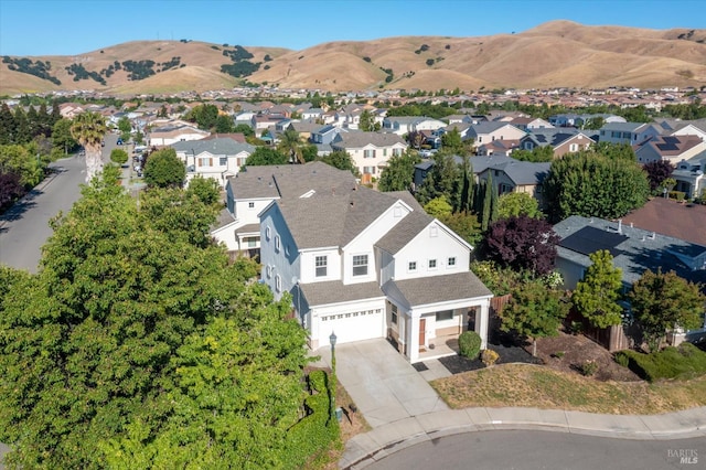 5151 Freitas Pl, Fairfield, CA 94533 - aerial perspective of suburban area with a mountain backdrop
