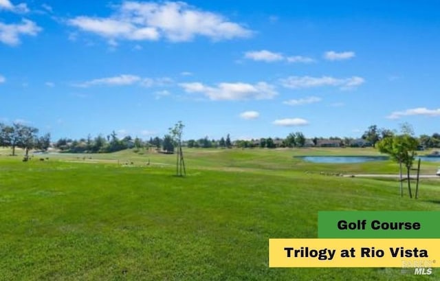 670 Turnberry Ter, Rio Vista, CA 94571 - surrounding community with a water view and a yard