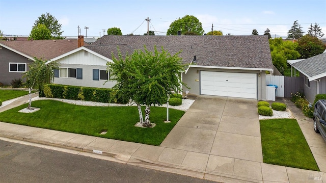 607 Tobin Dr, Vallejo, CA 94589 - single story home with concrete driveway, a garage, roof with shingles, and stucco siding