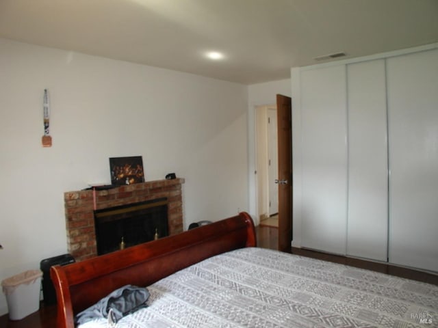 1994 Cardinal Way, Fairfield, CA 94533 - bedroom with a fireplace and a closet