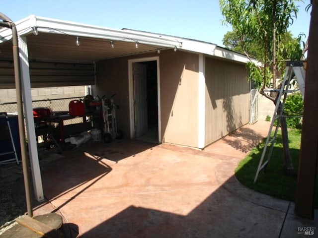1994 Cardinal Way, Fairfield, CA 94533 - view of patio / terrace featuring a carport