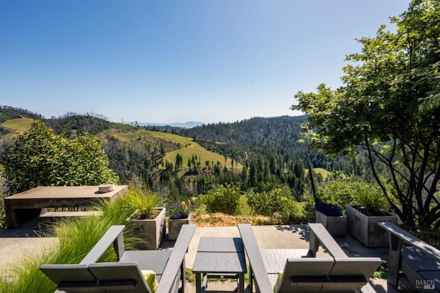 8909 Mill Creek Rd, Healdsburg, CA 95448 - mountain view featuring a forest
