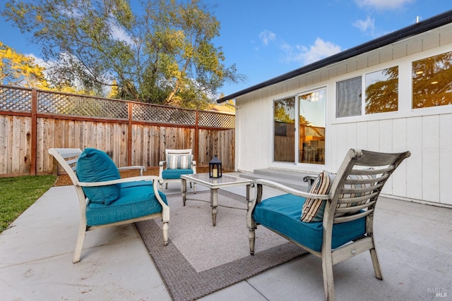 8017 Washington Ave, Sebastopol, CA 95472 - view of patio featuring fence and outdoor lounge area