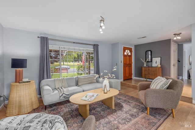 2835 Owens St, Fairfield, CA 94534 - living room featuring wood finished floors and baseboards