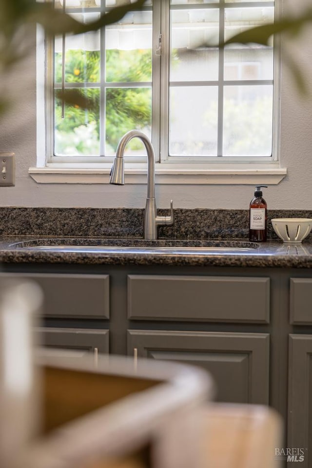 2835 Owens St, Fairfield, CA 94534 - detailed view of a sink and gray cabinetry