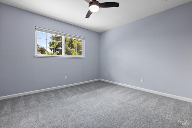 2835 Owens St, Fairfield, CA 94534 - carpeted empty room with a ceiling fan and baseboards